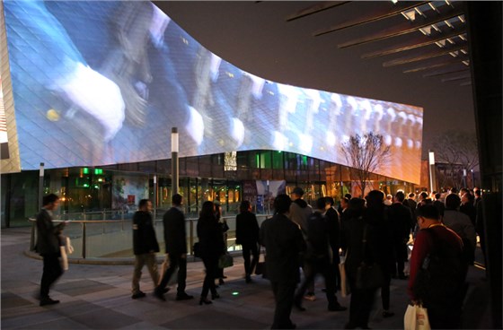 國際傳媒港燈光首秀活動盛況