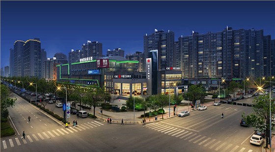 錦業路與丈八三路交匯口—綠地國際俱樂部