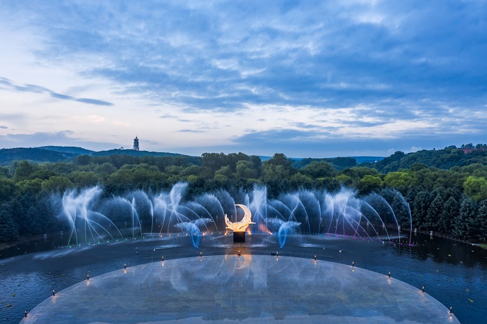 城市夜景燈光照明